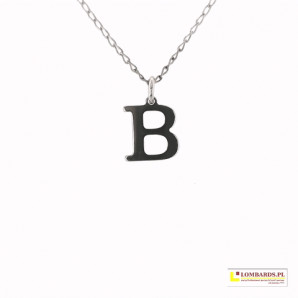 Nowa srebrna literka B