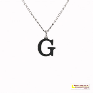 Nowa srebrna literka G