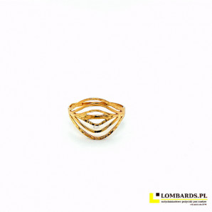 Złoty pierścionek pr. 585...