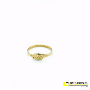 złoty pierścionek p.585 r.16