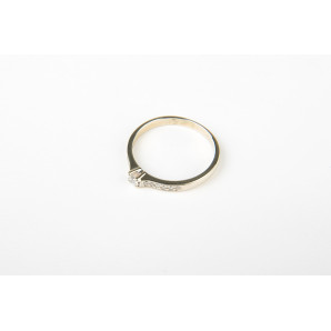 Złoty pierścionek pr.585 z...
