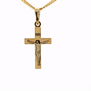 Złoty krzyżyk z Jezuskiem