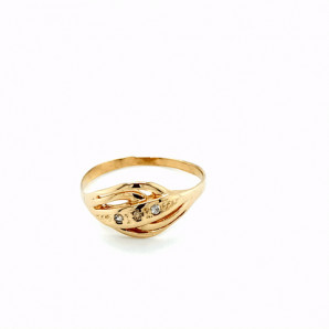Złoty pierścionek P.585